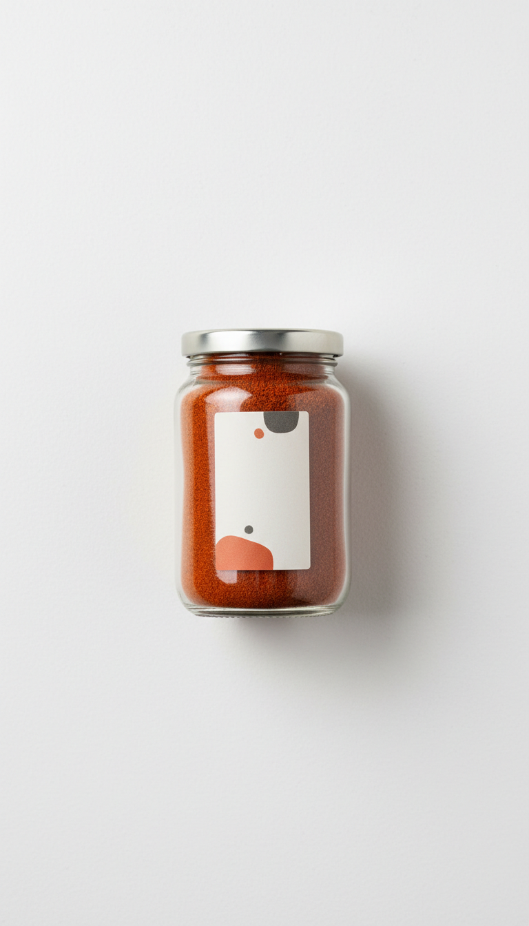 Smoked Paprika Lab-Certified Glass Jar